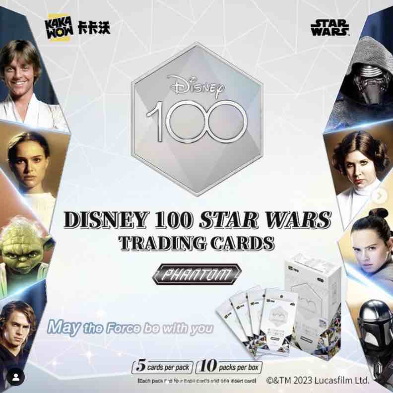2023 Star Wars Disney 100 Years of Wonder Trading Cards 10-Box Case - Kakawow Phantom